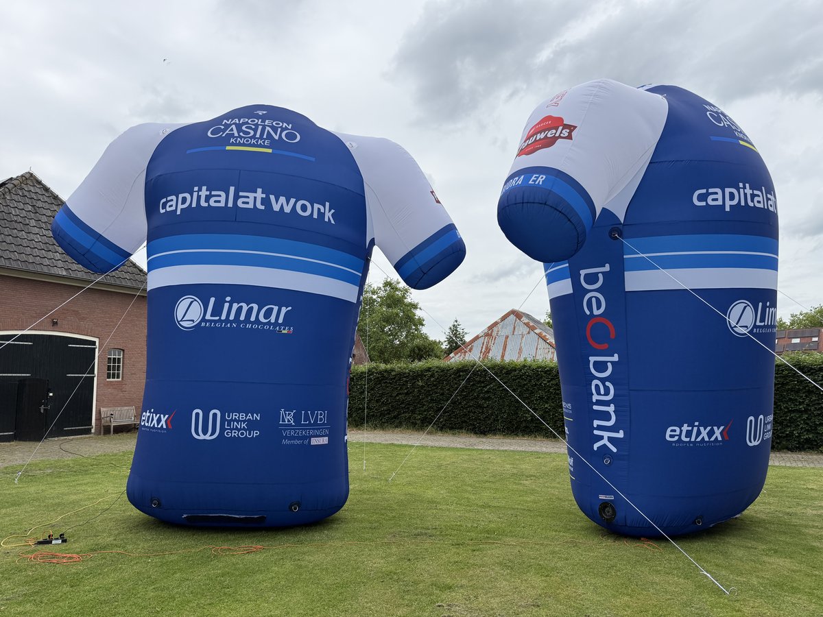 Opblaasbaar fietsshirt maatwerk - Dutch Inflatables