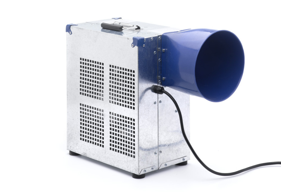 Elektrische blower voor het opblazen van inflatables
