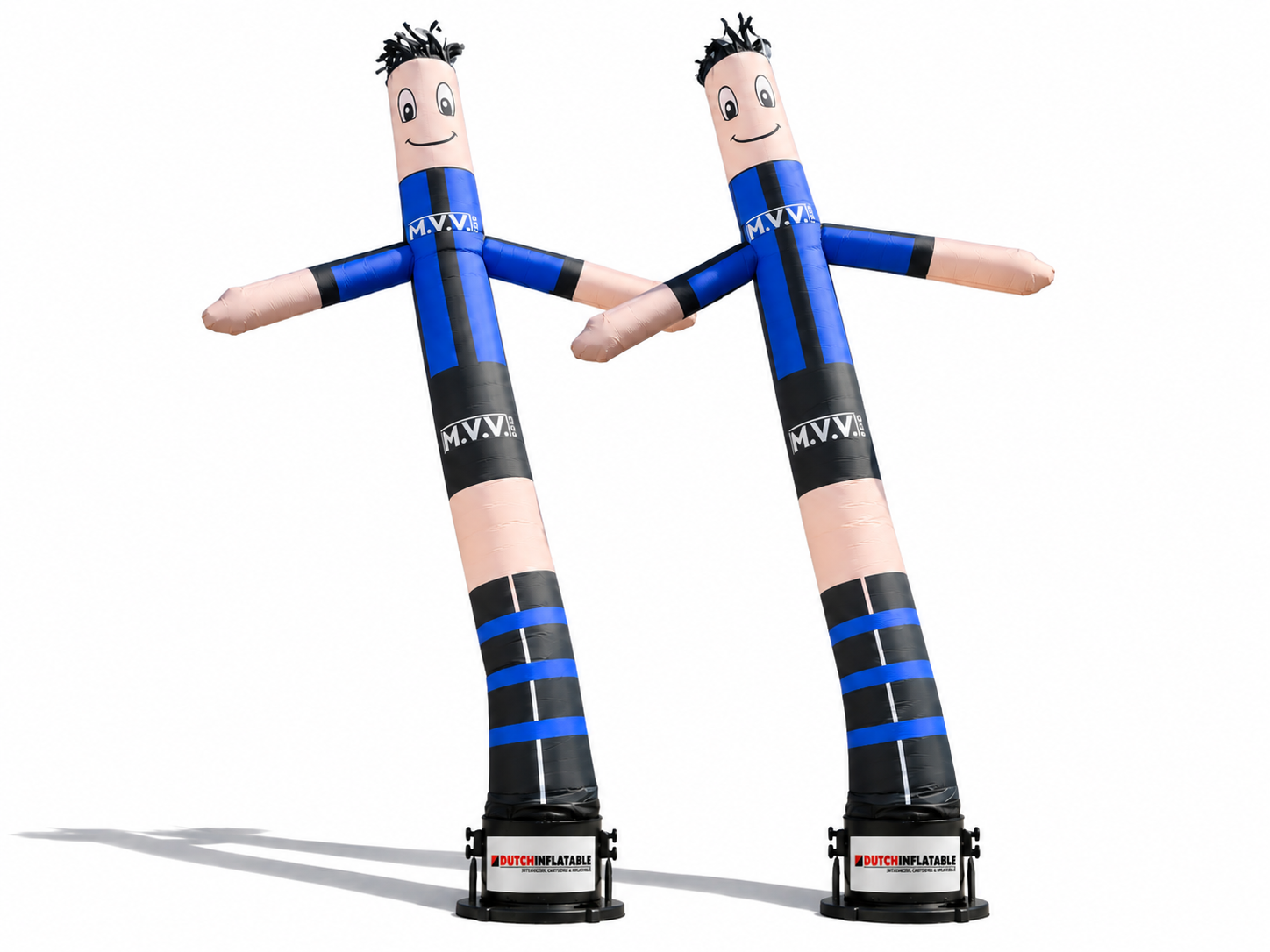 Bedrukte skydancers voor MVV door Dutch Inflatable