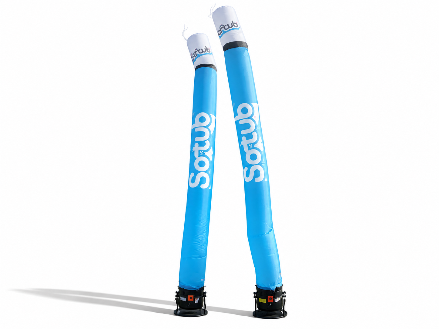Bedrukte skytubes van Softub door Dutch Inflatable